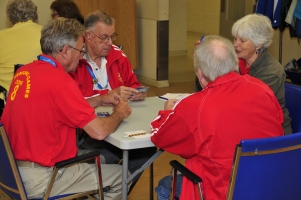 Bridge match at the 2012 Burnaby BC Seniors Games. Photo Credit: BC Seniors Games Society