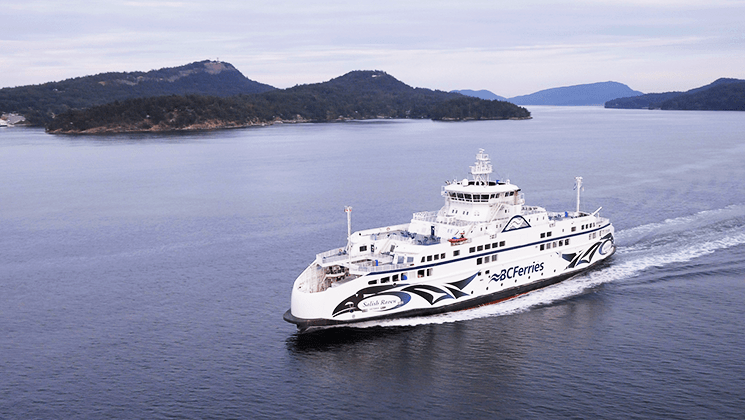 BC Ferry in service and operating