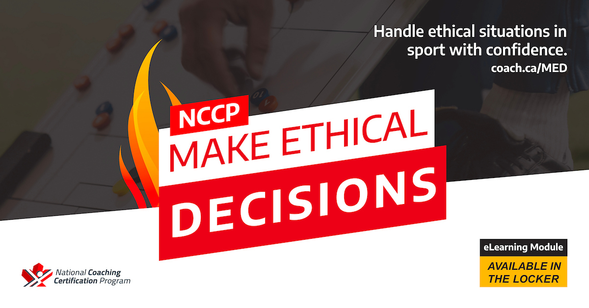 Make Ethical Decisions Logo Coaching Association of Canada